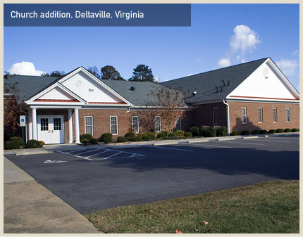 Church addition, Deltaville, VA
